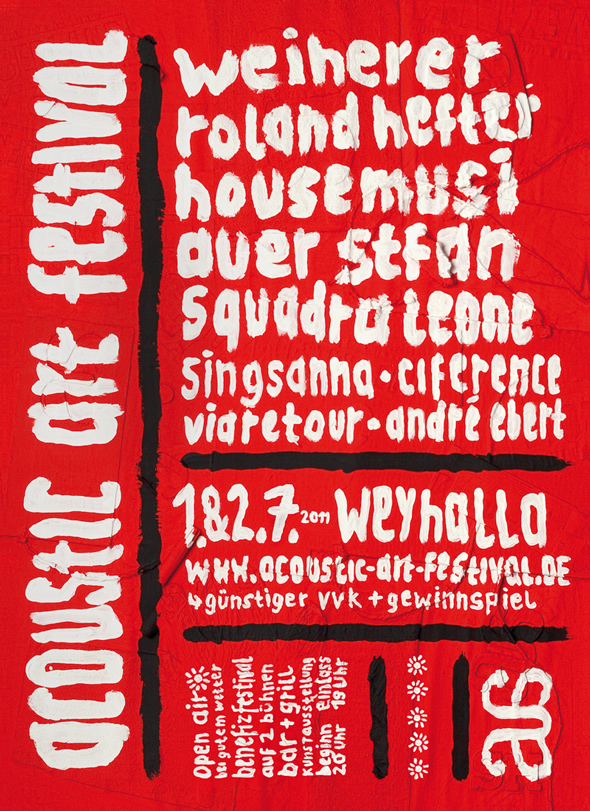 acoustic art festival 2011 plakat